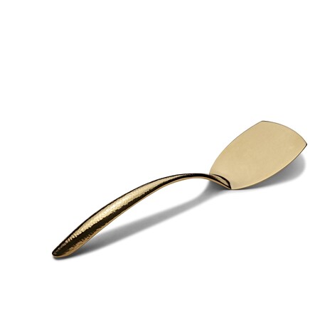 Bon Chef Ez Use Banquet Serving Solid Turner Hammer Finish 14.75" - Gold 9459HFG